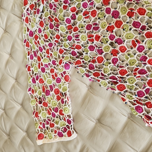 Saint Tropez Crochet Top/Cardigan - Picture 6 of 9